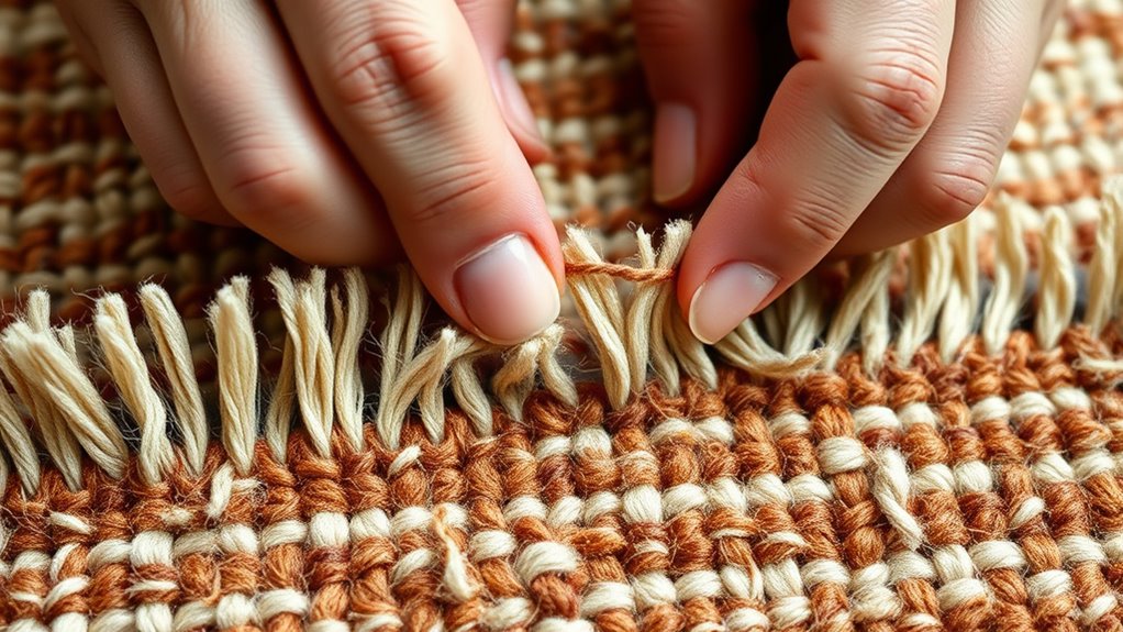 careful knot untangling technique