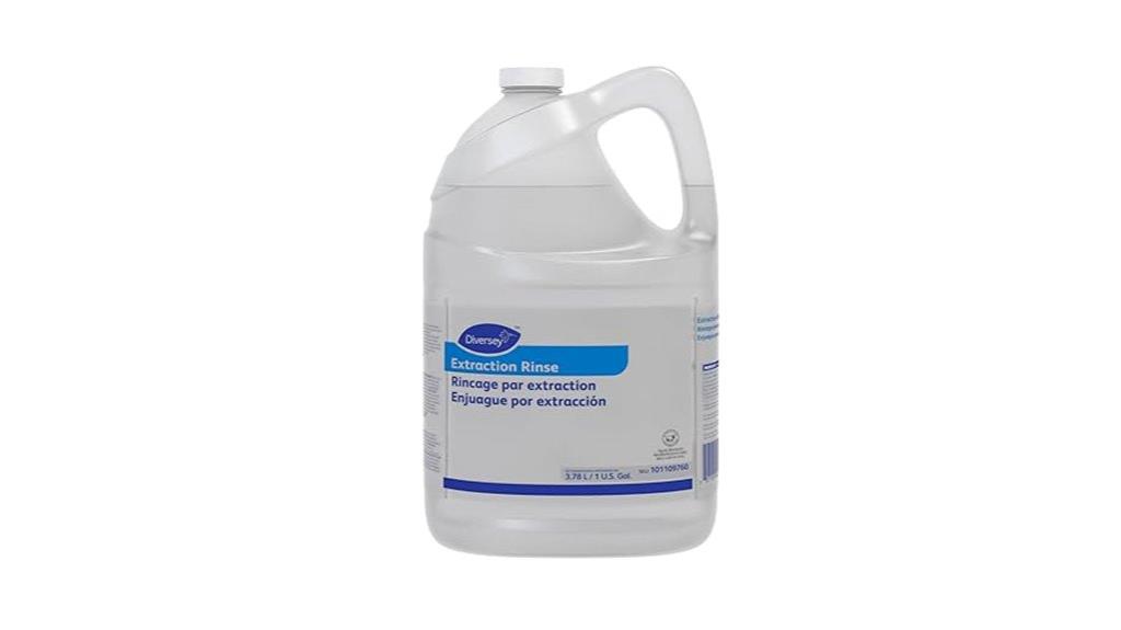carpet cleaning machine rinse