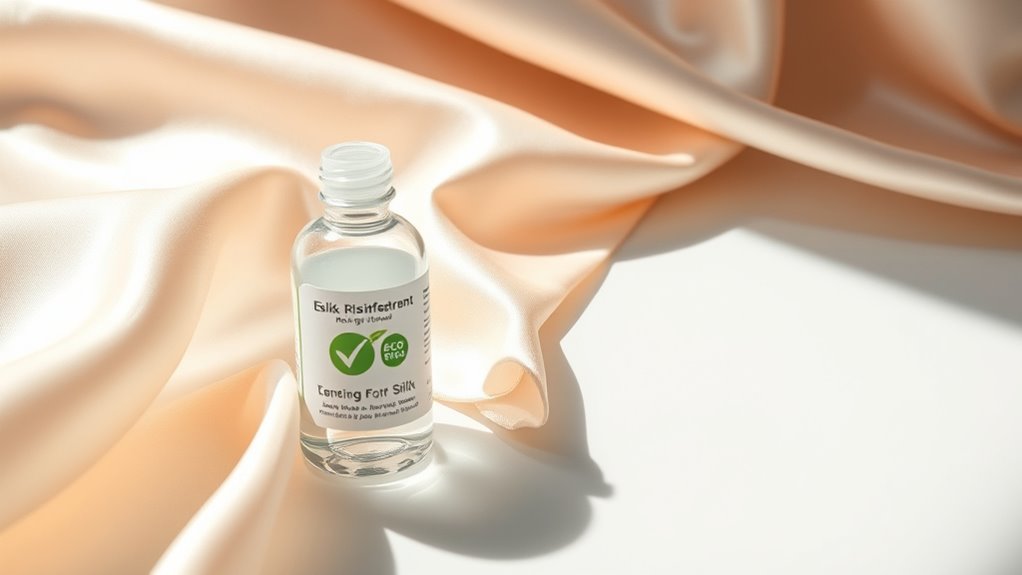 check labels for gentle disinfectants