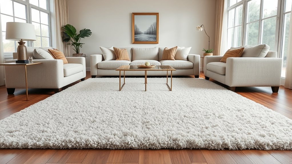 choose appropriate rug size