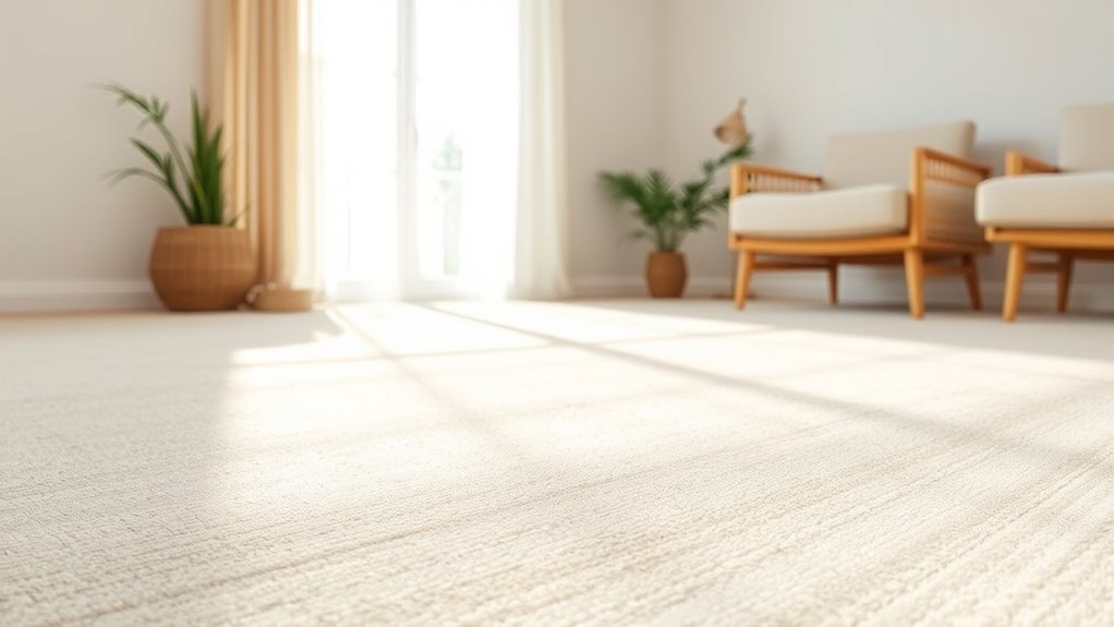 choose low pile natural rugs