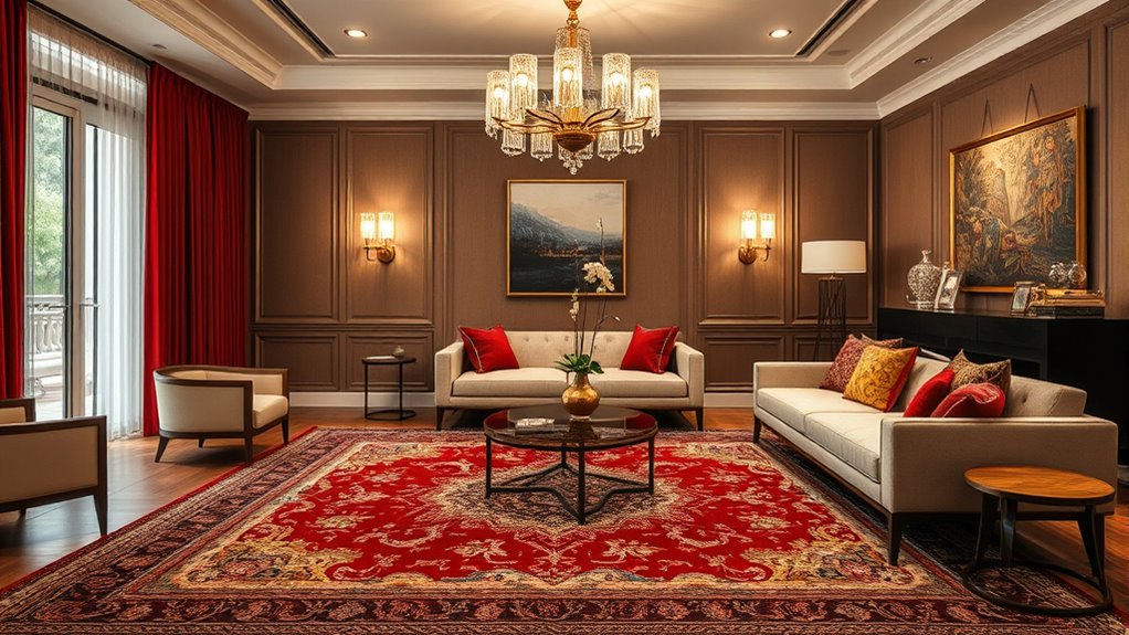 choose rug material and pattern