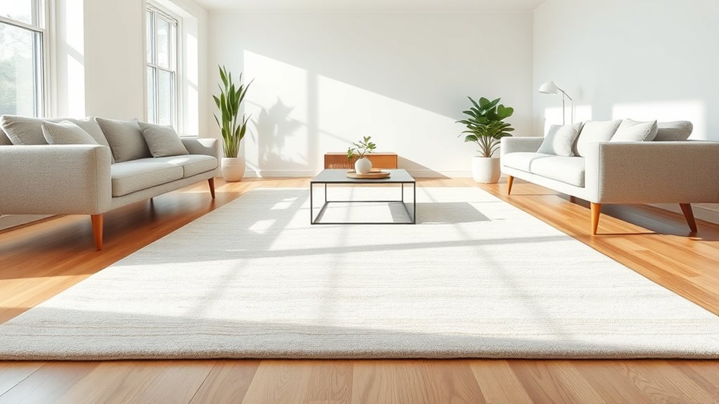 choosing quality minimal wool rugs