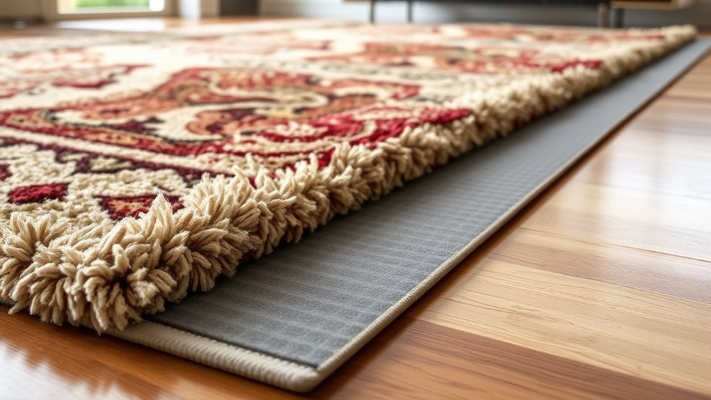 choosing rug pad materials