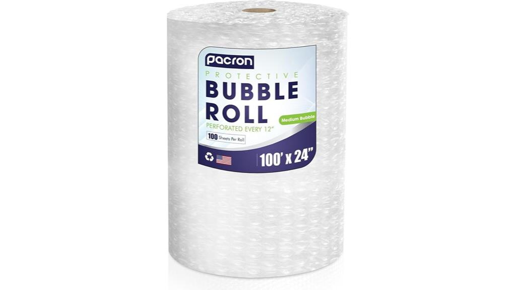 clear 100ft bubble wrap