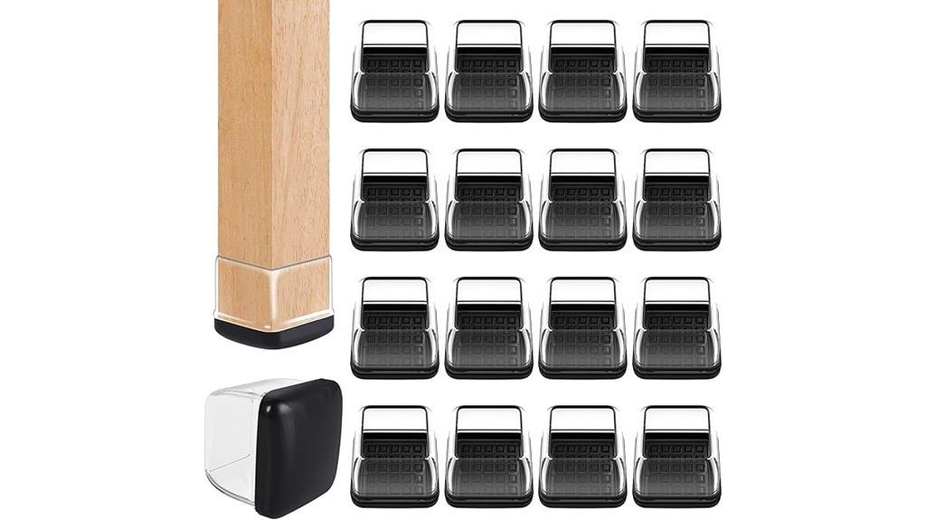 clear carpet chair sliders