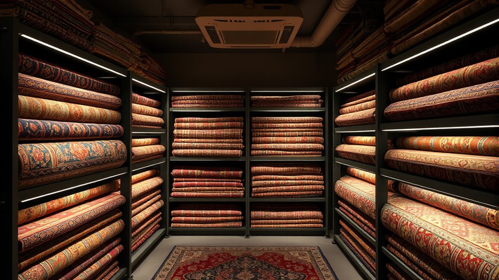climate control preserves antique carpets