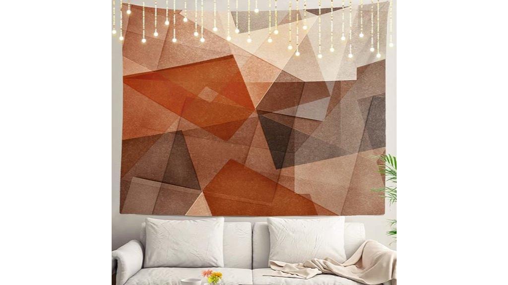 colorful abstract wall tapestry
