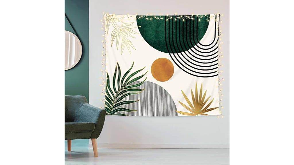 colorful wall art tapestry