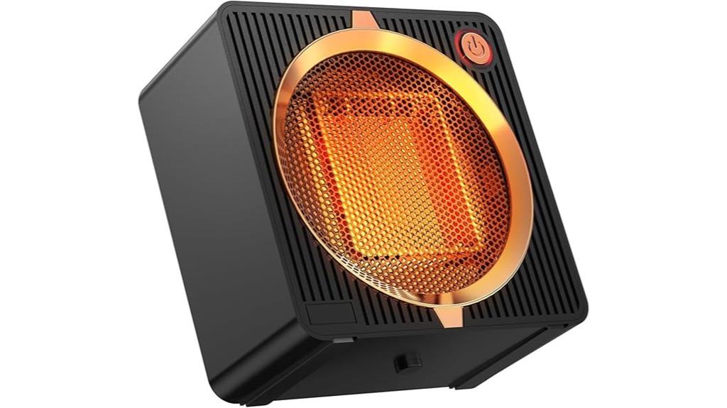 compact portable electric heater