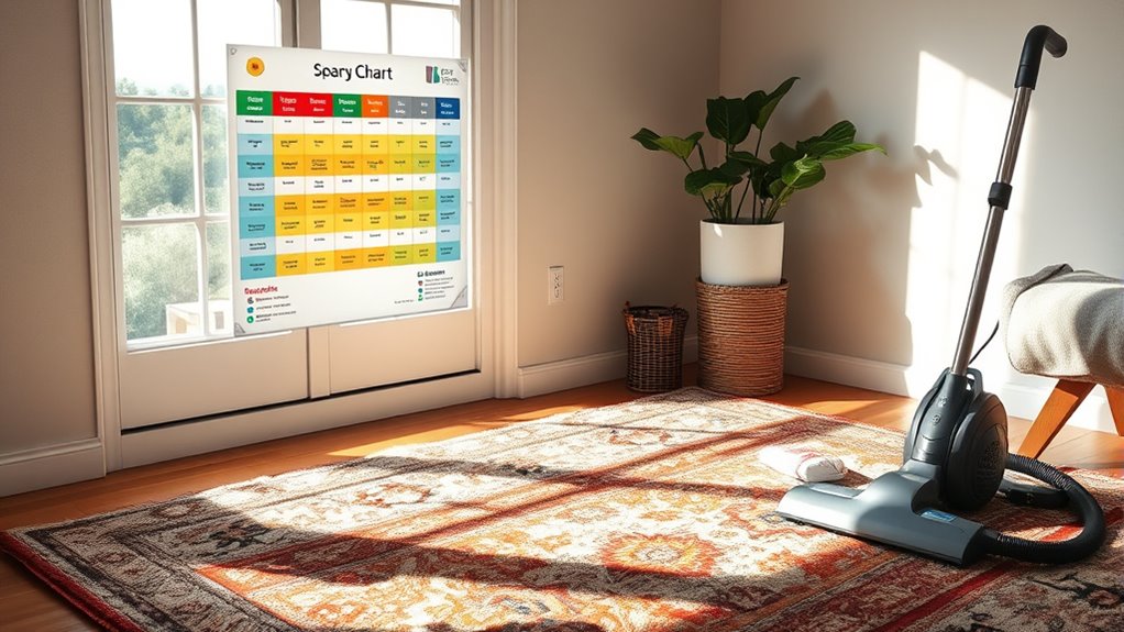 comprehensive rug maintenance schedule