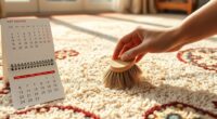 comprehensive rug maintenance schedule