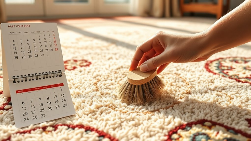 comprehensive rug maintenance schedule