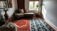 contemporary vs classic rug designs