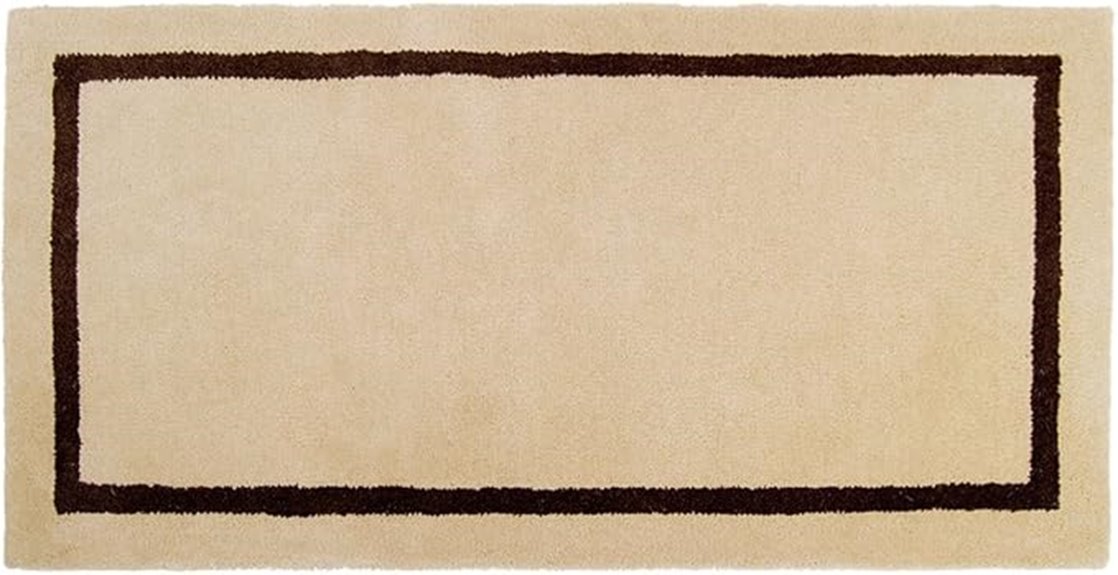 contemporary wool hearth rug