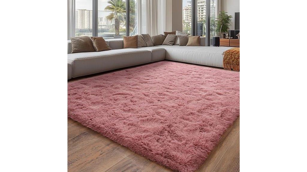 cozy 4x6 fuzzy rug