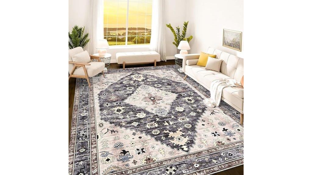 dark grey blue mauve rugs