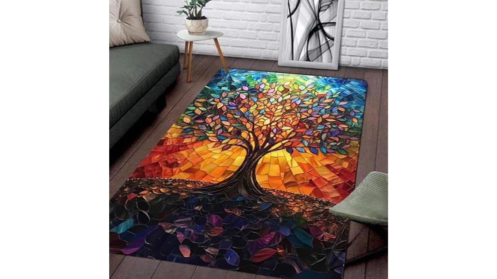decorative tree of life rug