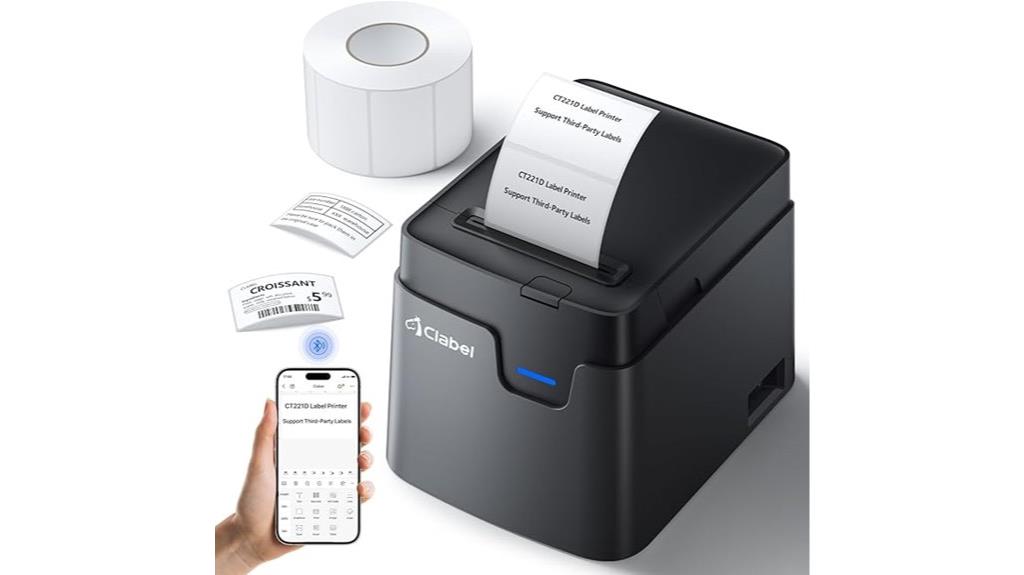desktop bluetooth label printer