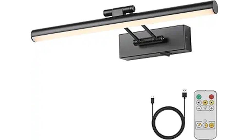 dimmable battery picture light