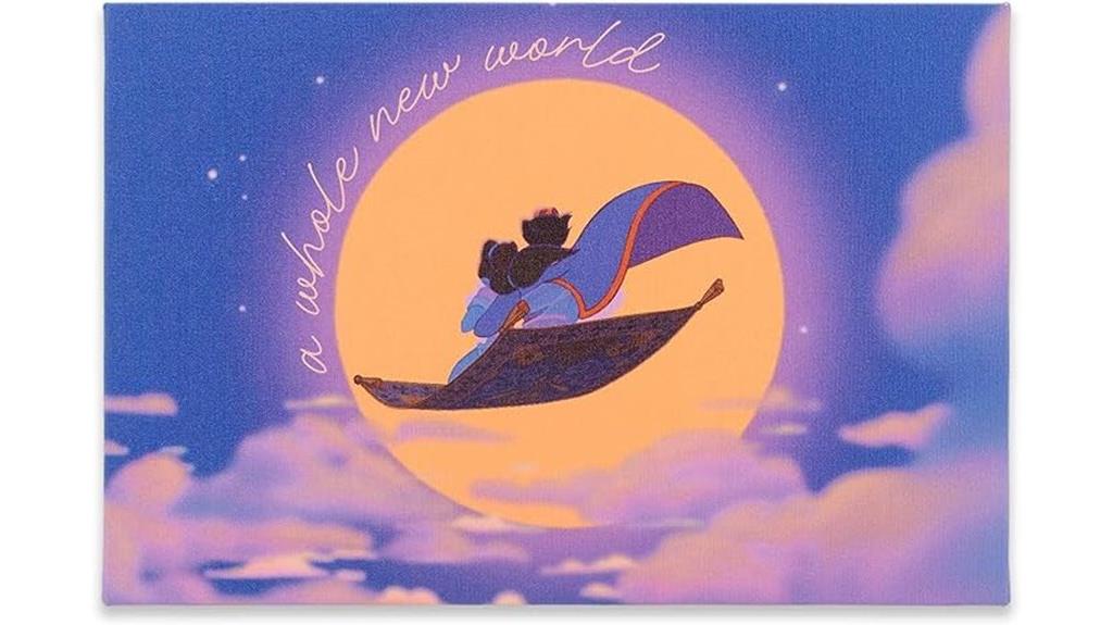 disney aladdin magic carpet artwork