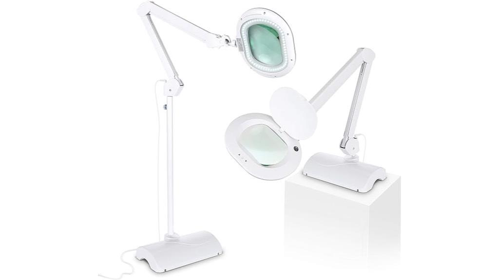 dual purpose magnifying lamp