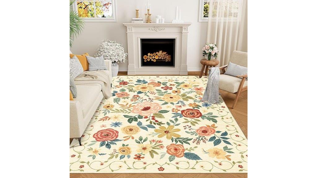 dukino floral area rug
