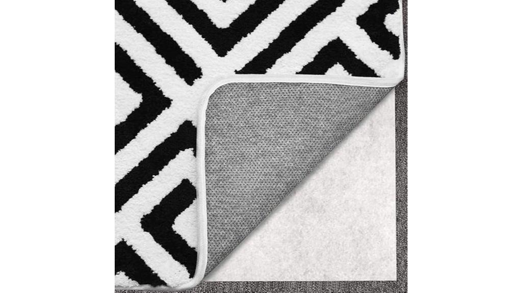 durable rug pad for carpets