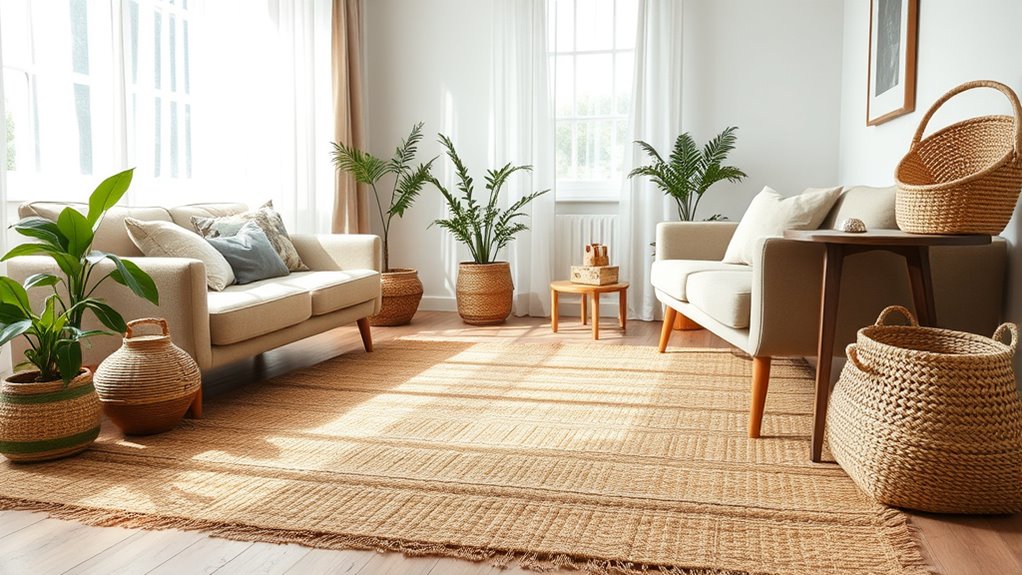 eco friendly hemp and nettle decor