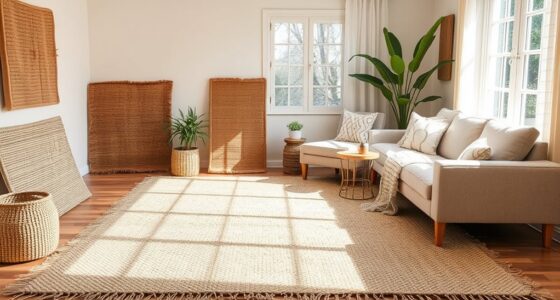 eco friendly jute wool rugs