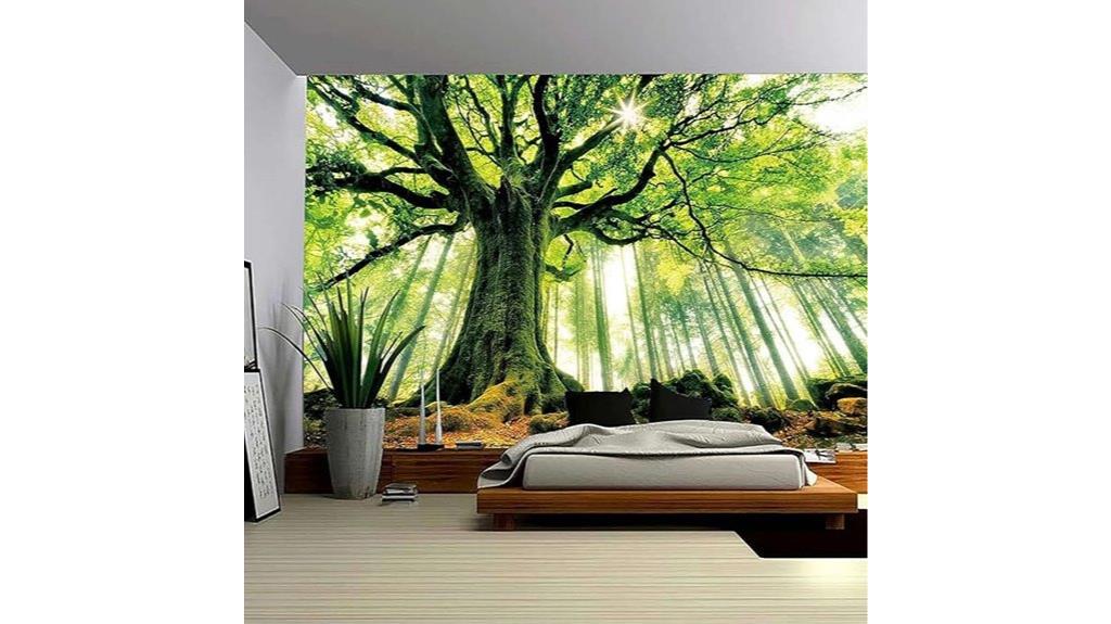 eco friendly leafy wall art