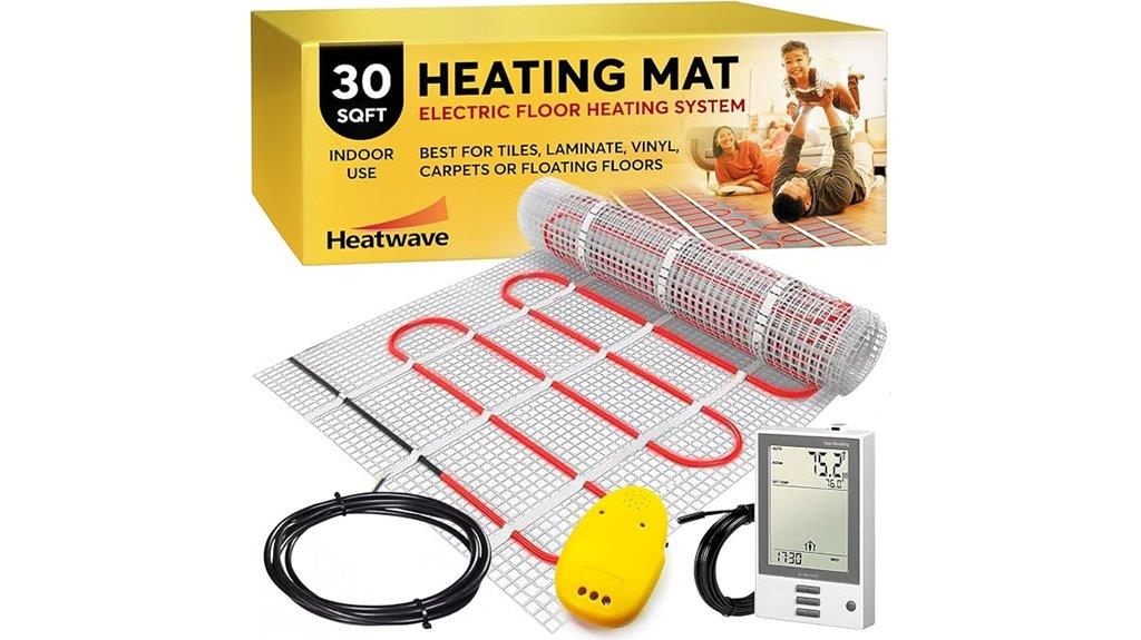 electric tile heating system