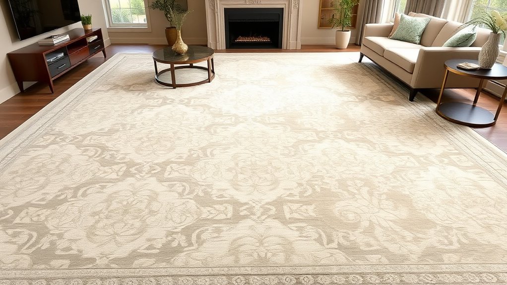 elegant 6x9 ivory silk rugs