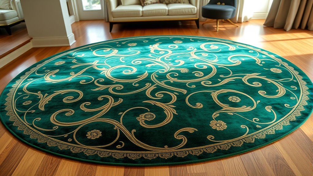 elegant 8 foot silk rugs