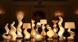 elegant alabaster lamp collection