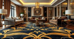 elegant art deco rug collection