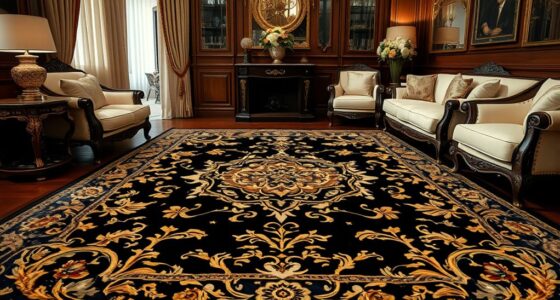 elegant black gold oriental rugs