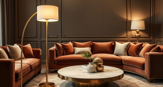 elegant brass dimmer lamps