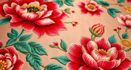 elegant chinese floral carpets