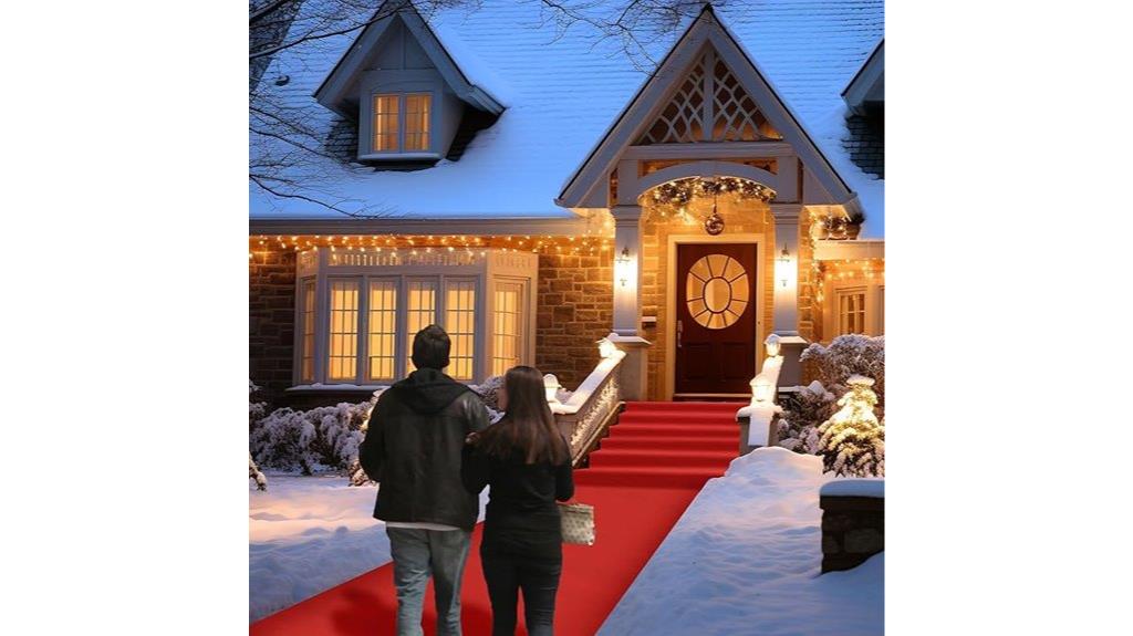 elegant event walkway setup
