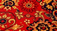 elegant iranian silk carpets