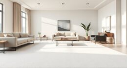 elegant ivory silk rug selection