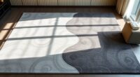 elegant metallic accent rugs