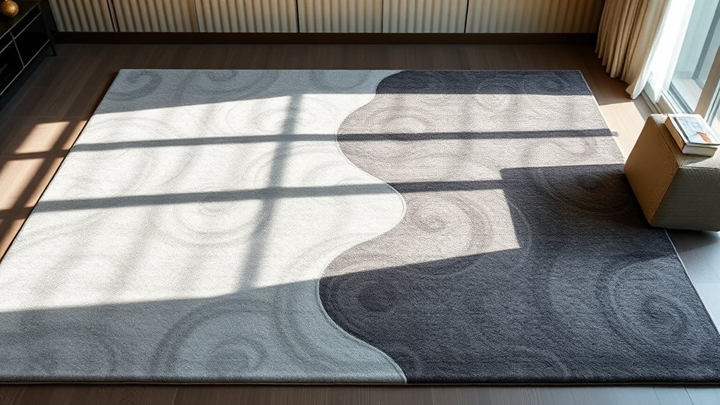 elegant metallic accent rugs