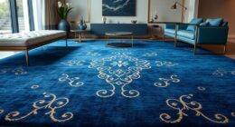 elegant navy blue rugs
