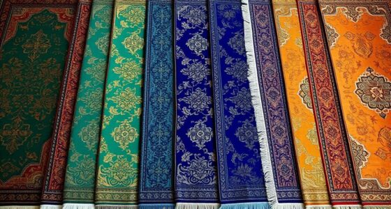elegant silk fringe rugs