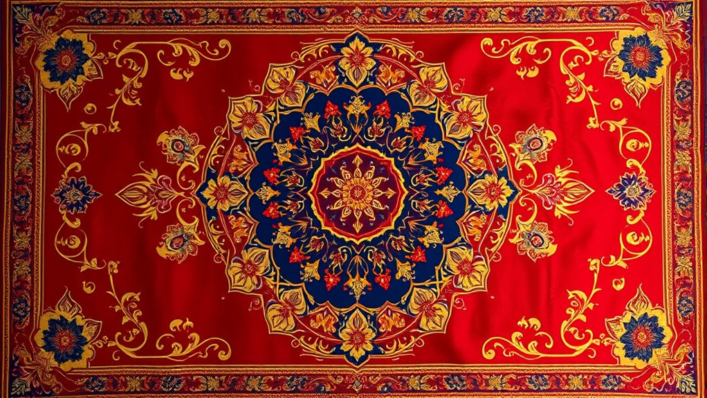 elegant silk prayer rugs