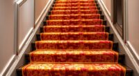 elegant silk stair runners