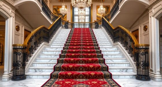 elegant staircase rug choices