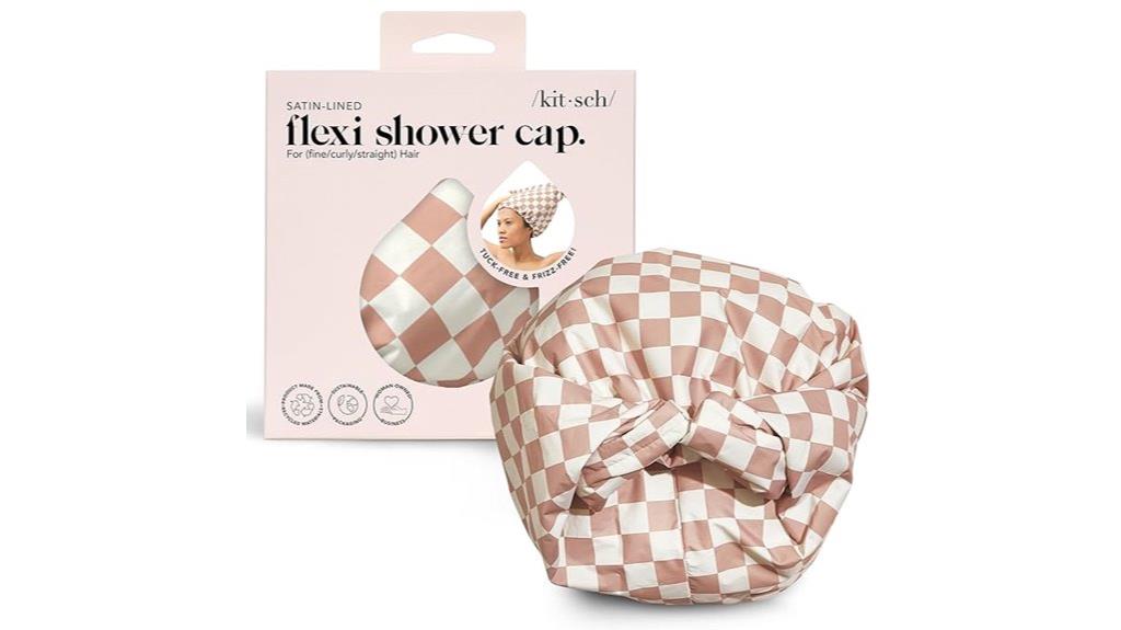 elegant waterproof shower cap